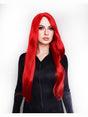 Fiery Red Long Wig costume wig, photo 1 of 4