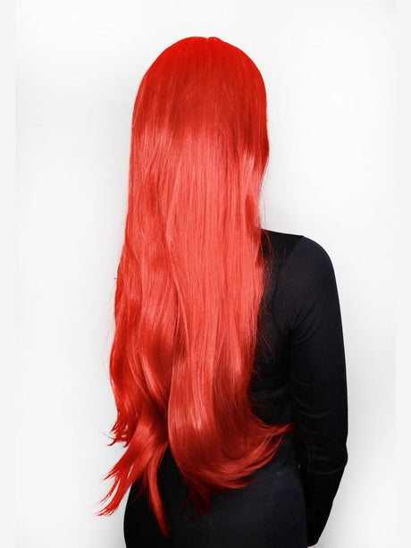 Fiery Red Long Wig costume wig, photo 1 of 4