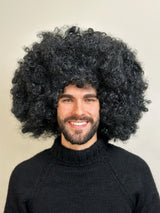 Super Jumbo Black Afro Wig costume wig, photo 1 of 4