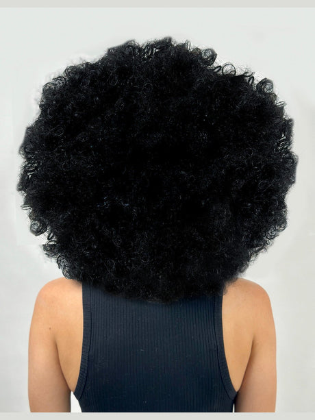 Super Jumbo Black Afro Wig costume wig, photo 1 of 4