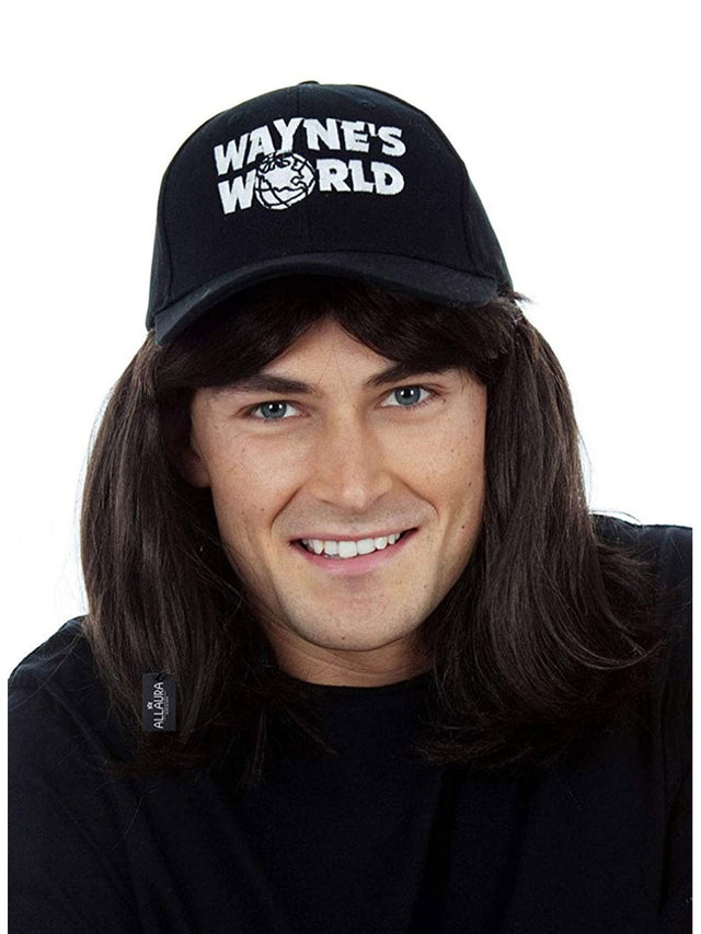 80s Heavy Metal Rocker Wig With Cap costume wig