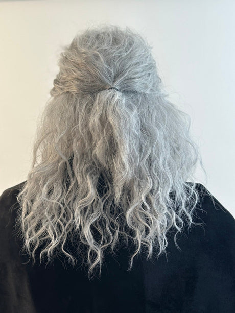 Grey Wavy Warrior Wig costume wig, photo 1 of 4