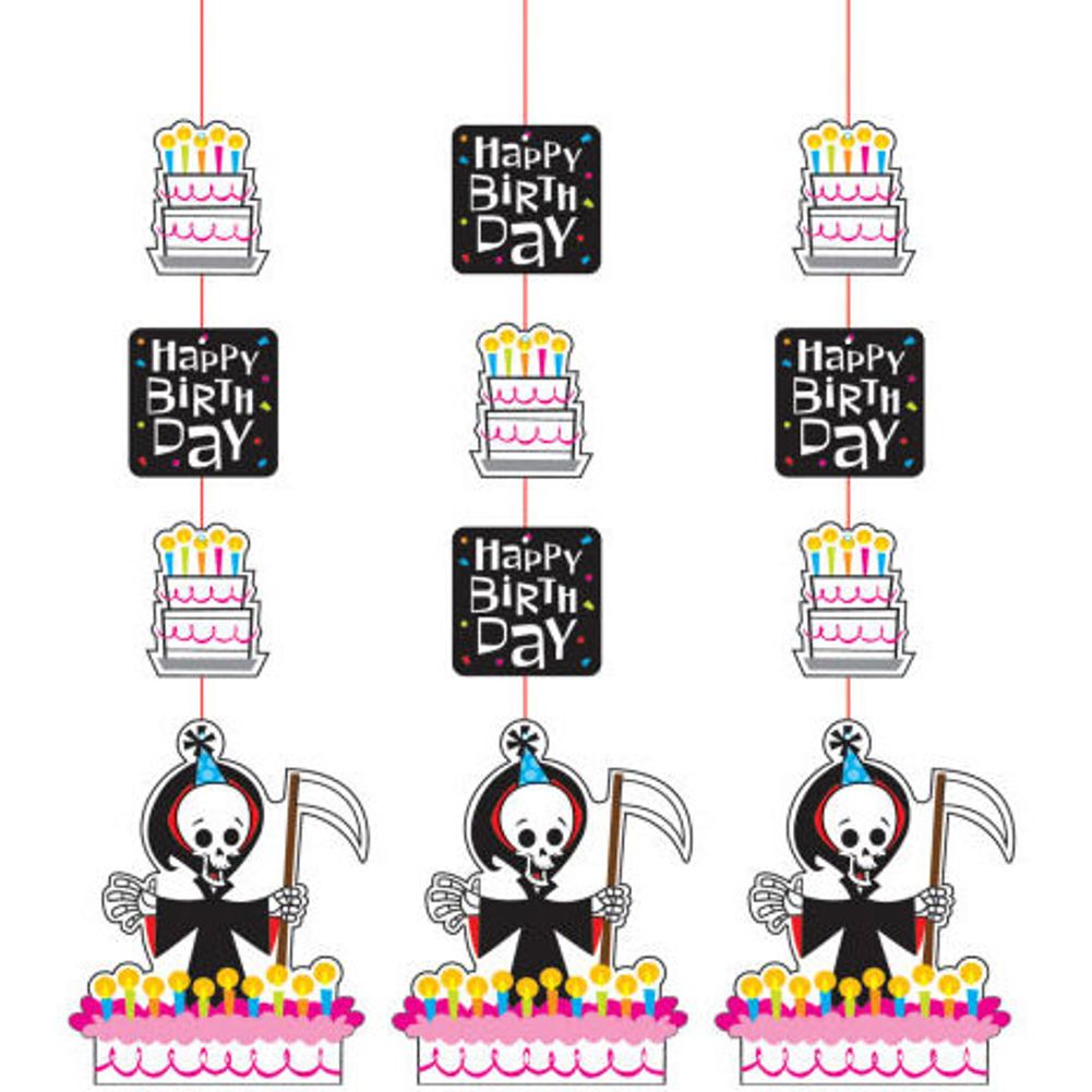 Grim Reaper Hanging Cutouts (3 ct)