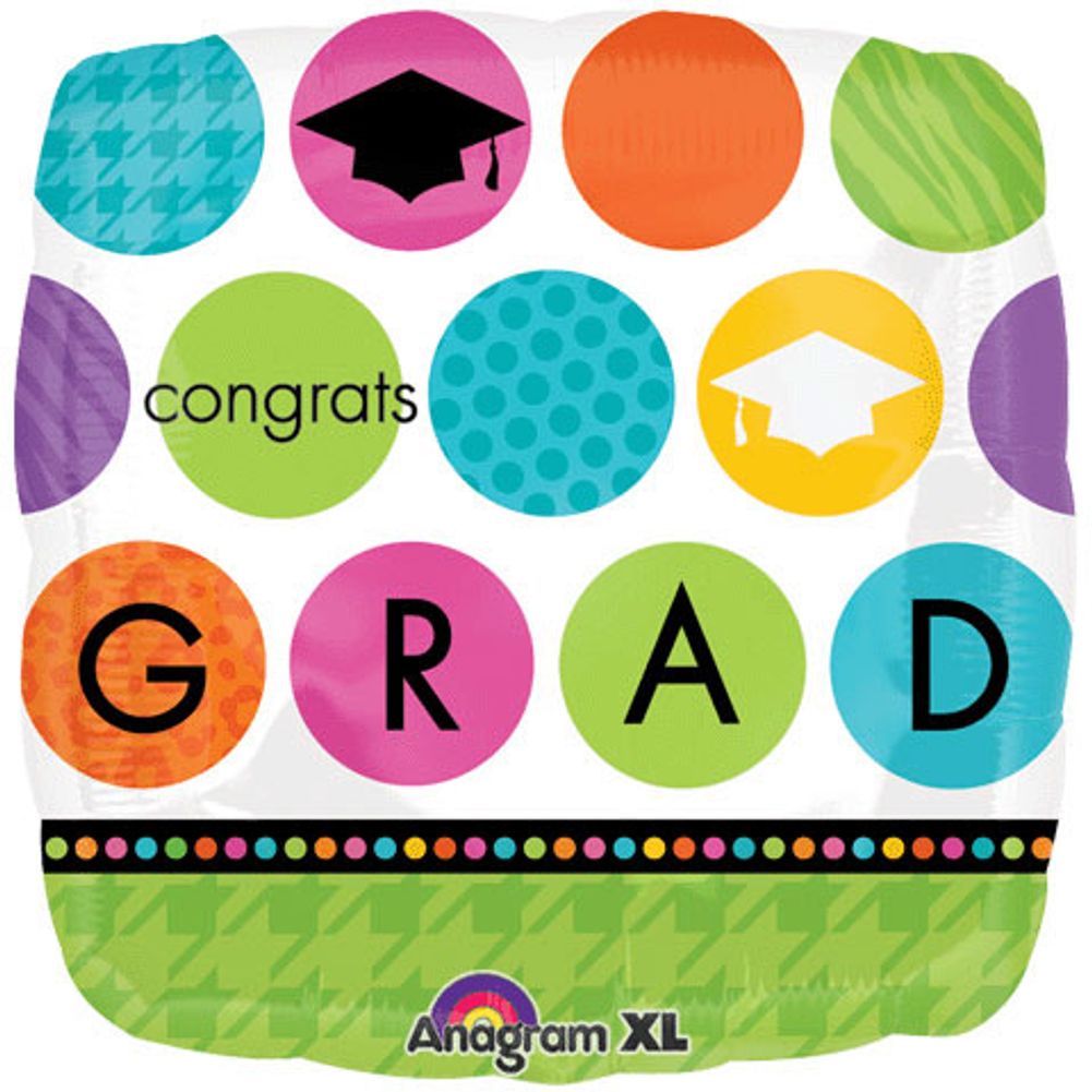 18" Colorful Commencement