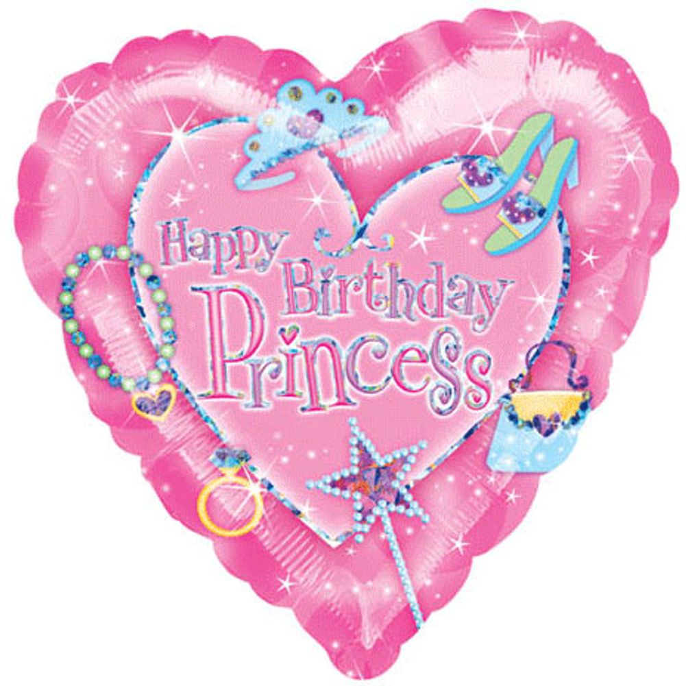 18" Princess Birthday Prismatic