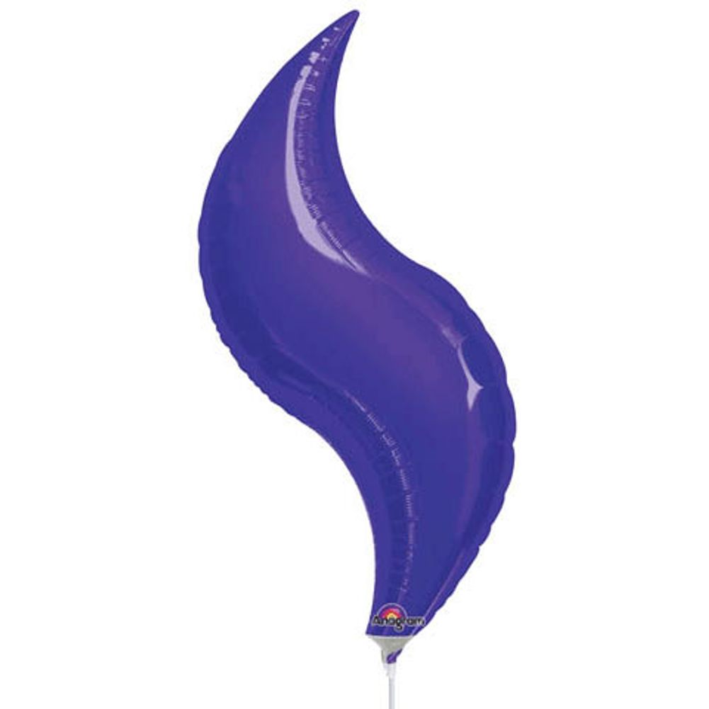 28" Purple Curve