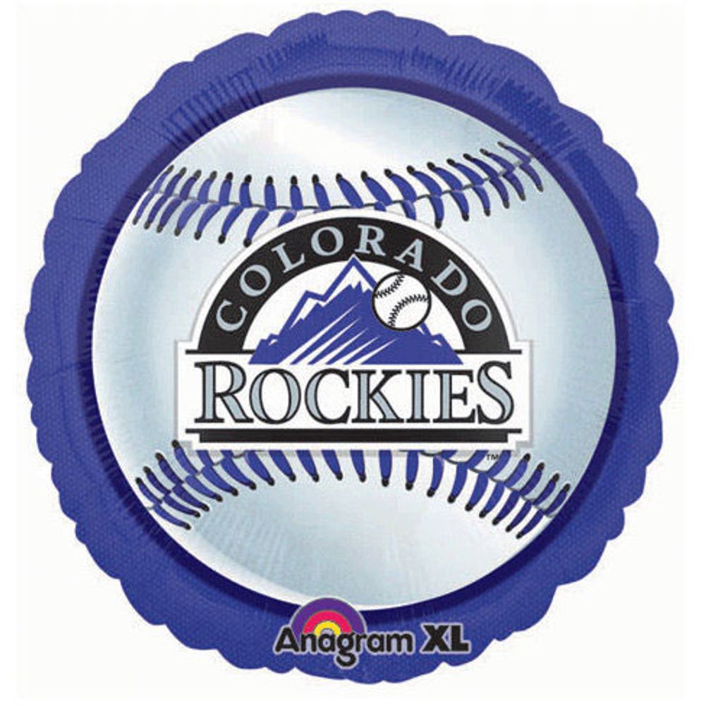 18" Colorado Rockies Colored Baseball