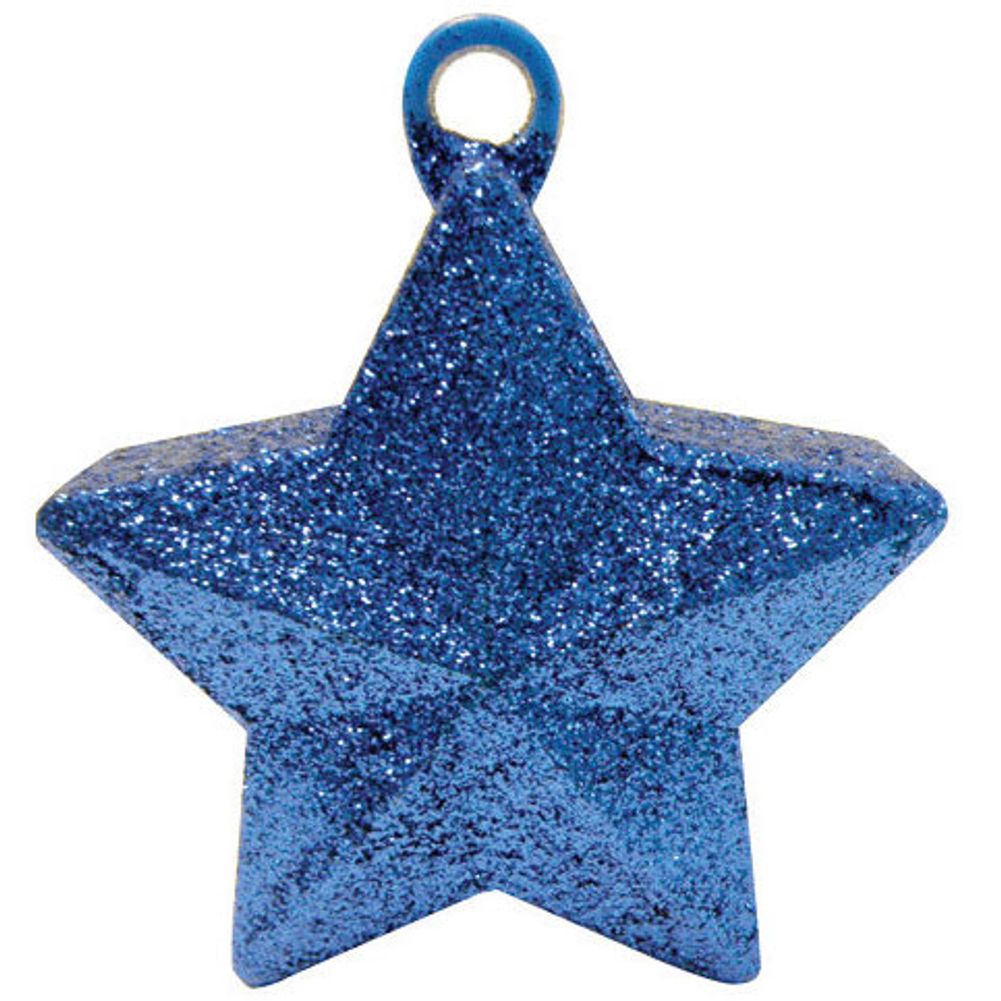 Blue Glitter Star Weight