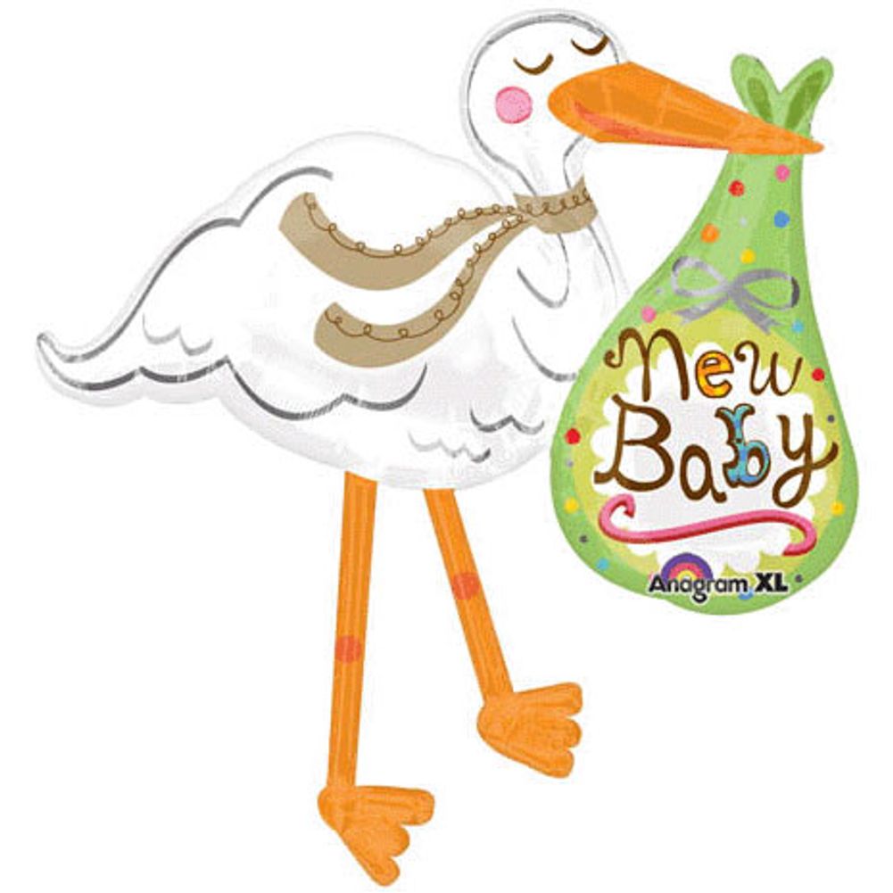 New Baby Stork Super Shape