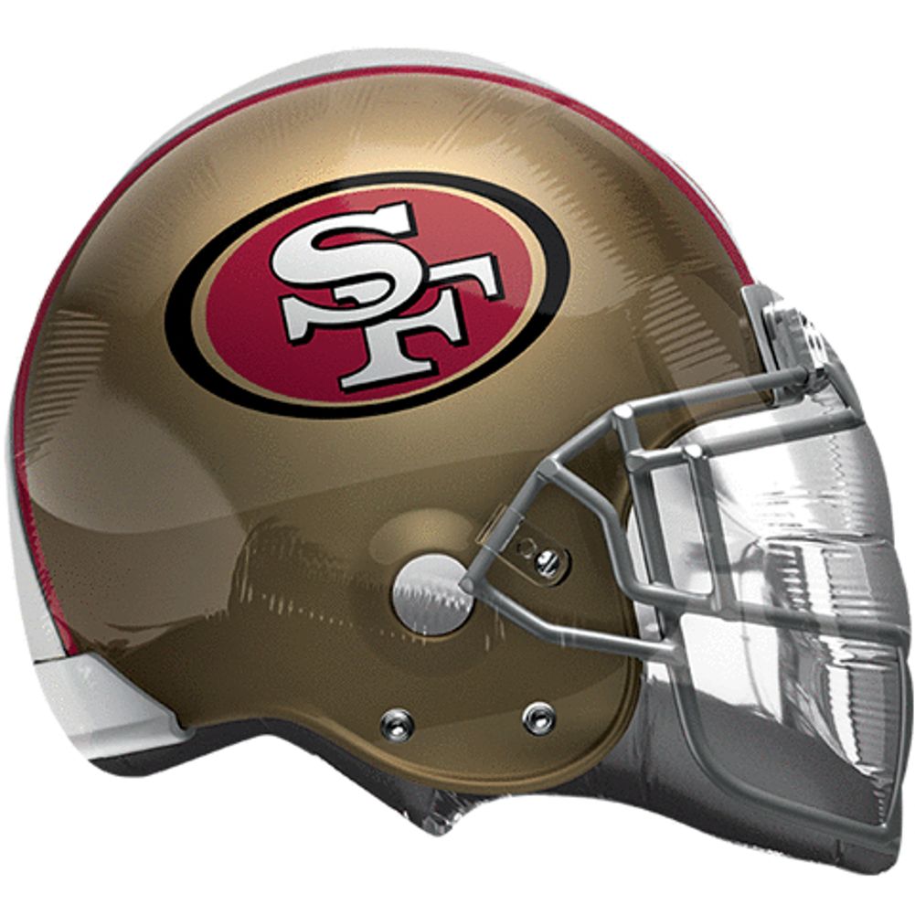 San Francisco 49Ers Helmet Super Shape Foil Balloon (1ct)
