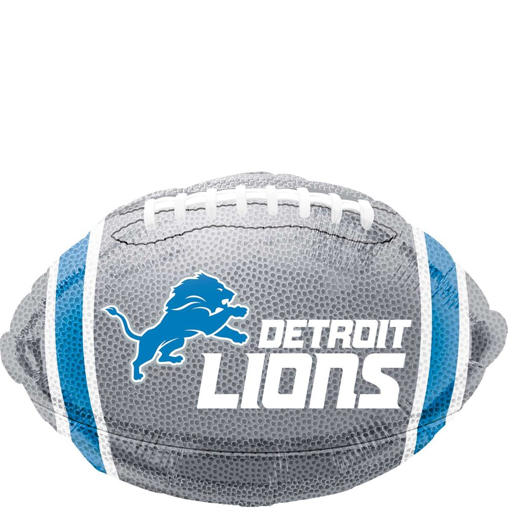 Detroit Lions Football Junior Shape Foil Balloon (1ct)