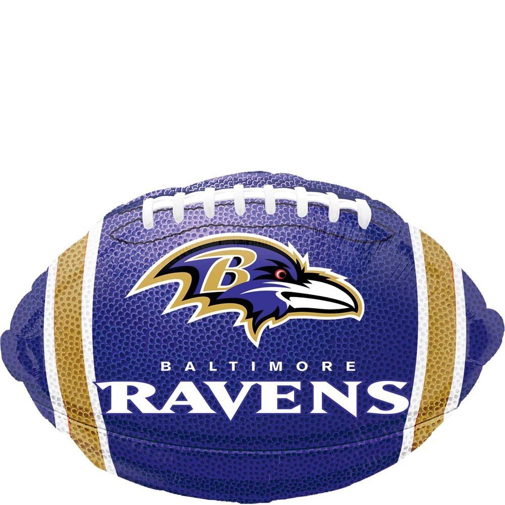 Baltimore Ravens Football Junior Shape Foil Balloon (1ct)