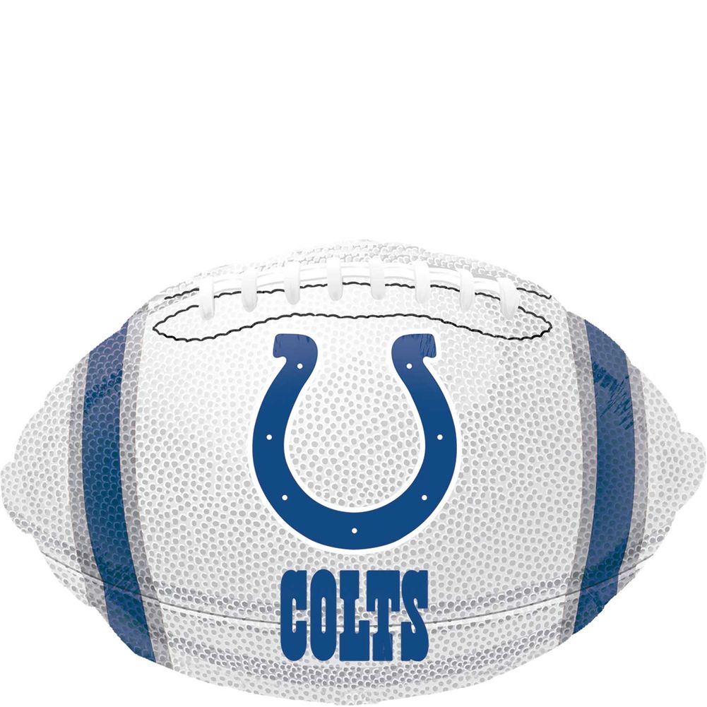 Indianapolis Colts Football Junior Shape Foil Balloon (1ct)