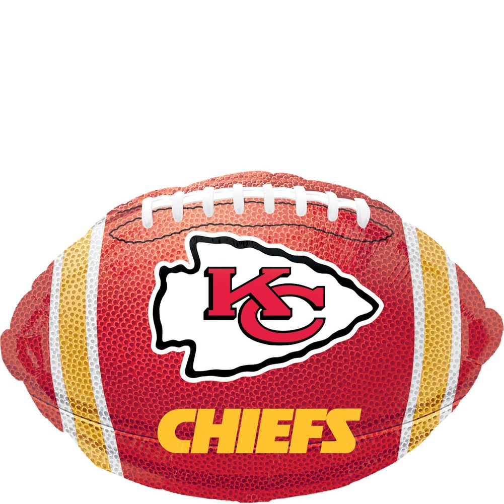 Kansas City Chiefs Football Junior Shape Foil Balloon (1ct)