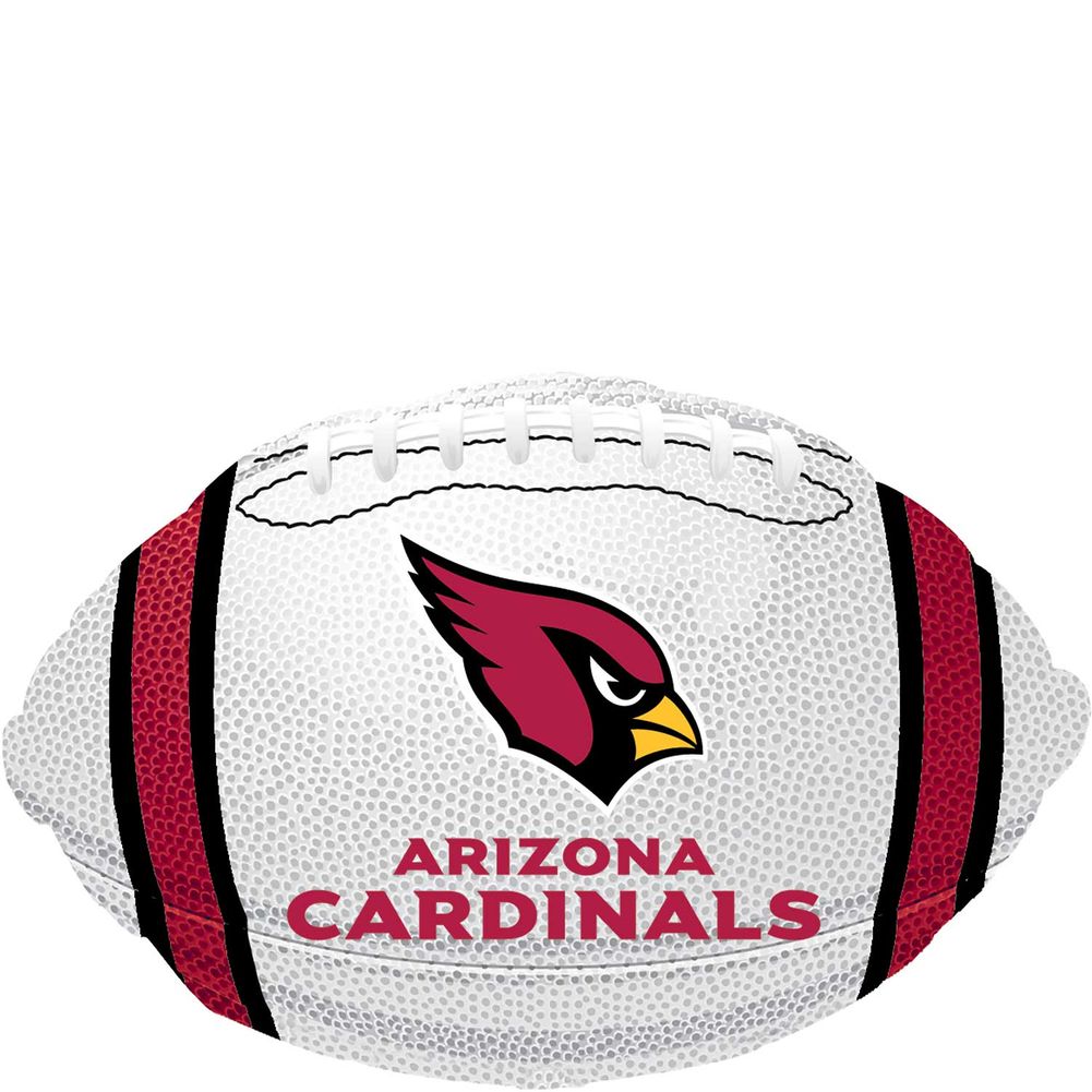 18" Arizona Cardinals Football Junior Shape Foil Balloon (1ct)