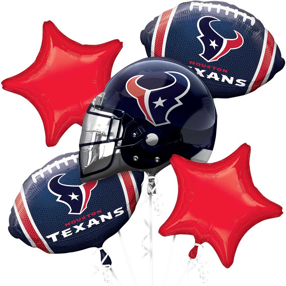 Houston Texans Bouquet Of Balloons