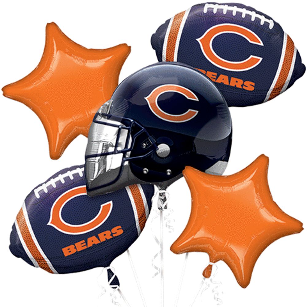 Chicago Bears Bouquet Of Balloons