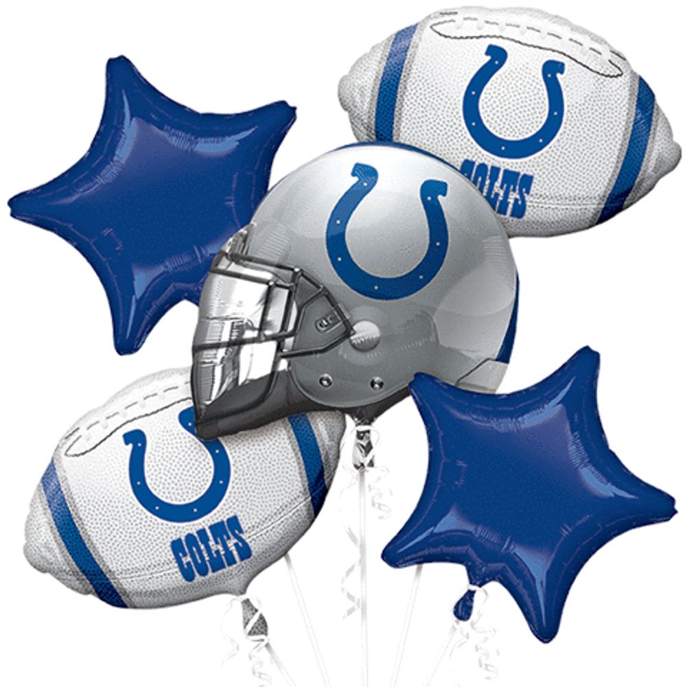 Indianapolis Colts Bouquet Of Balloons