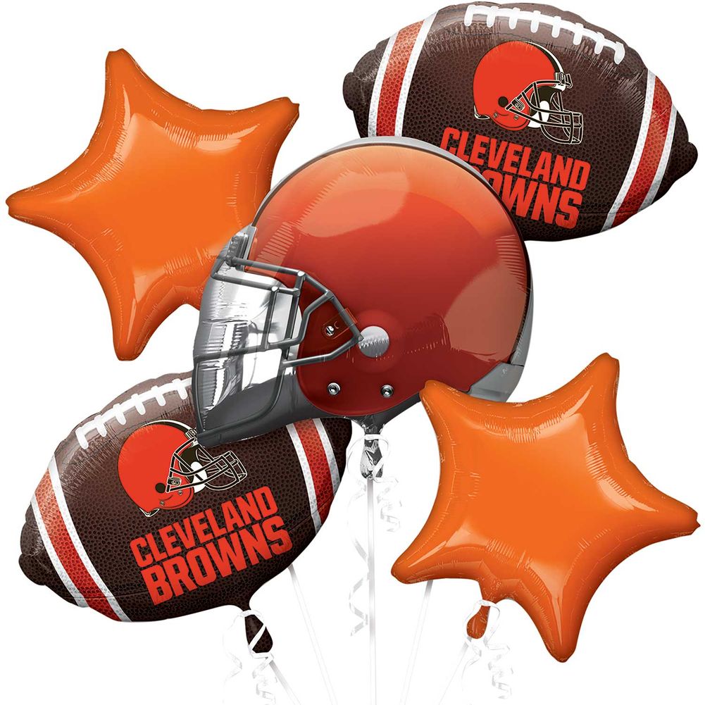Cleveland Browns Bouquet Of Balloons