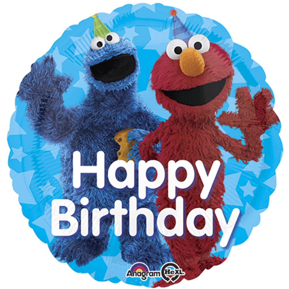 18" SESAME STREET FUN BIRTHDAY HX