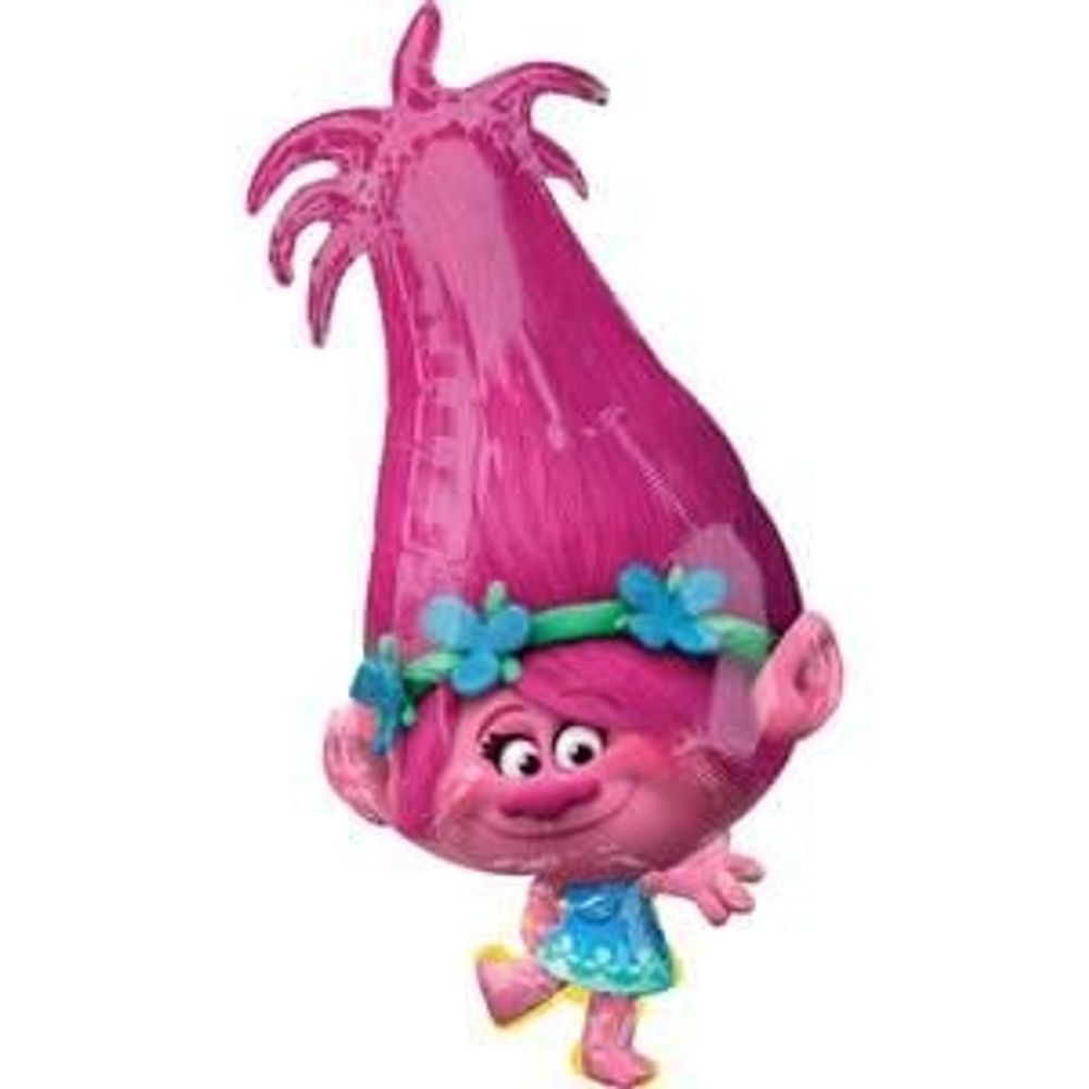 Trolls Poppy Super Shape