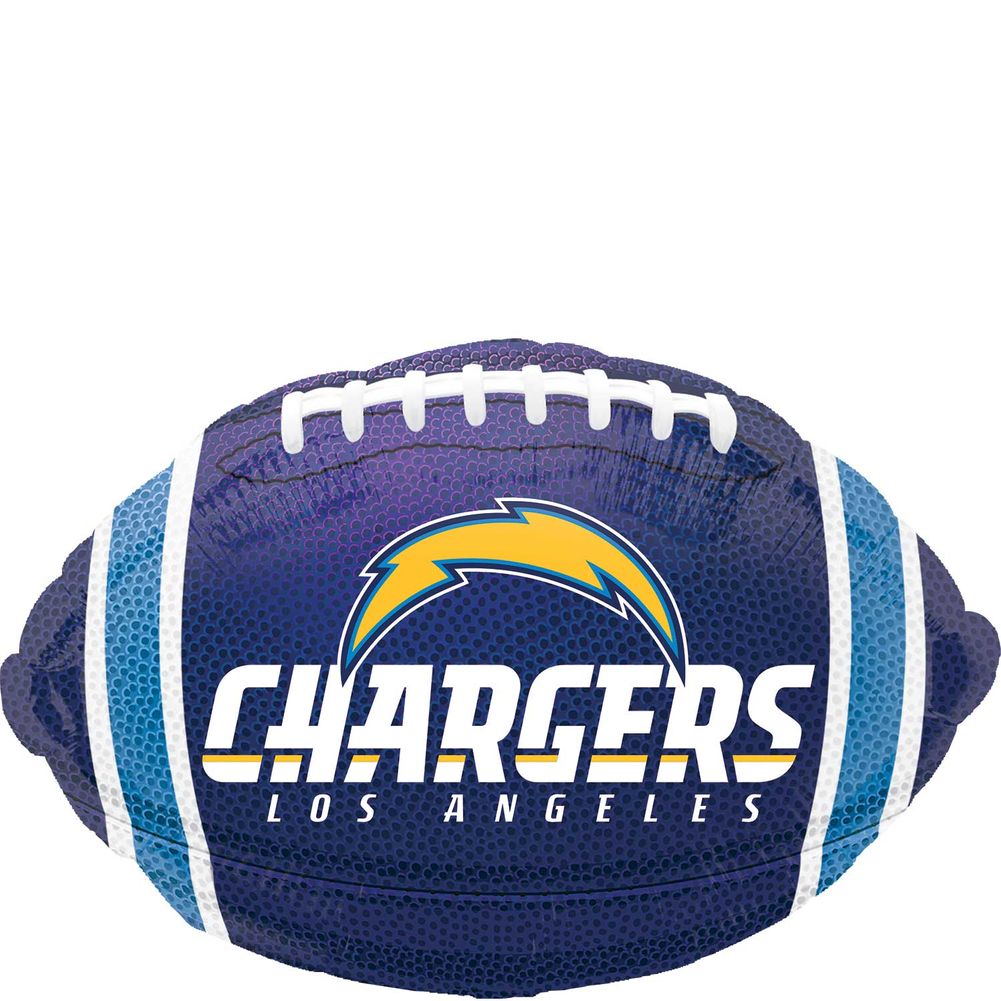 Los Angeles Chargers Football Junior Shape Foil Balloon (1ct)