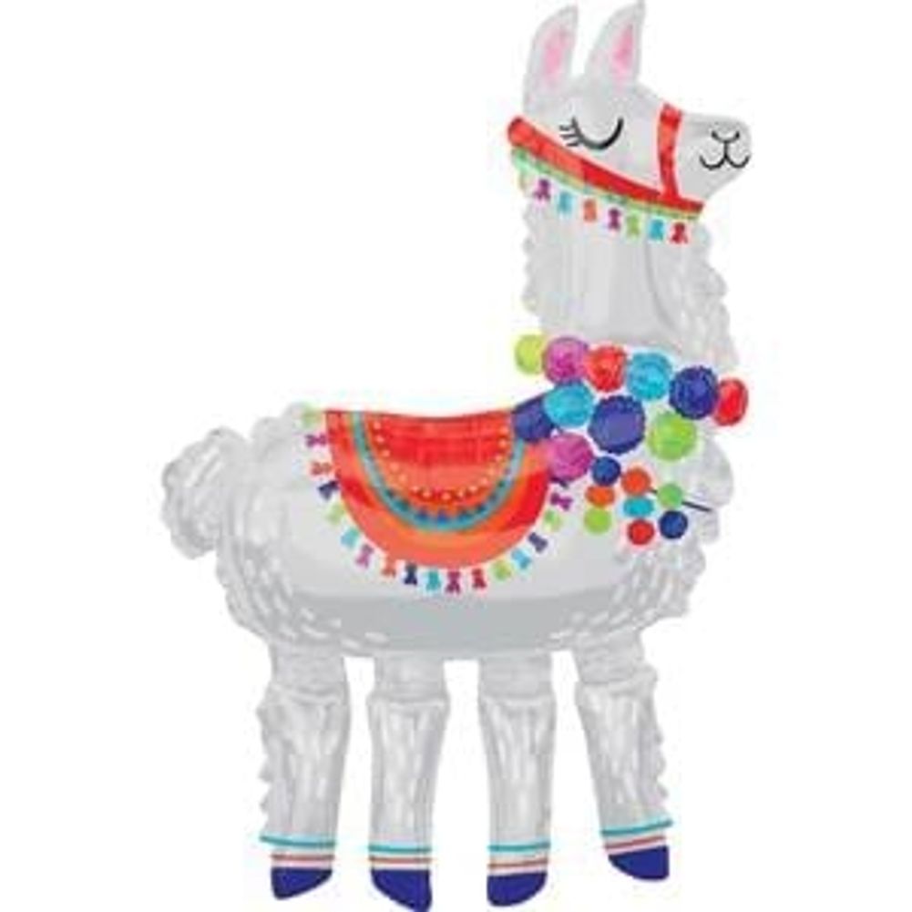 Llama Air Walker Foil Balloon