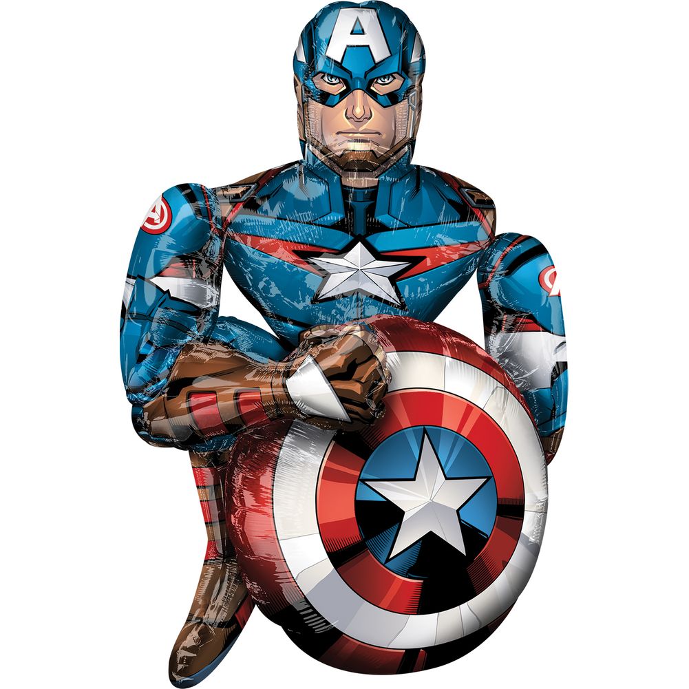 Avengers Captain America Air Walker Foil Balloon