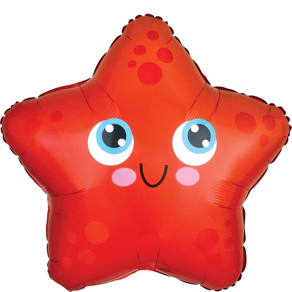 Starfish Foil Shape Balloon (1ct)
