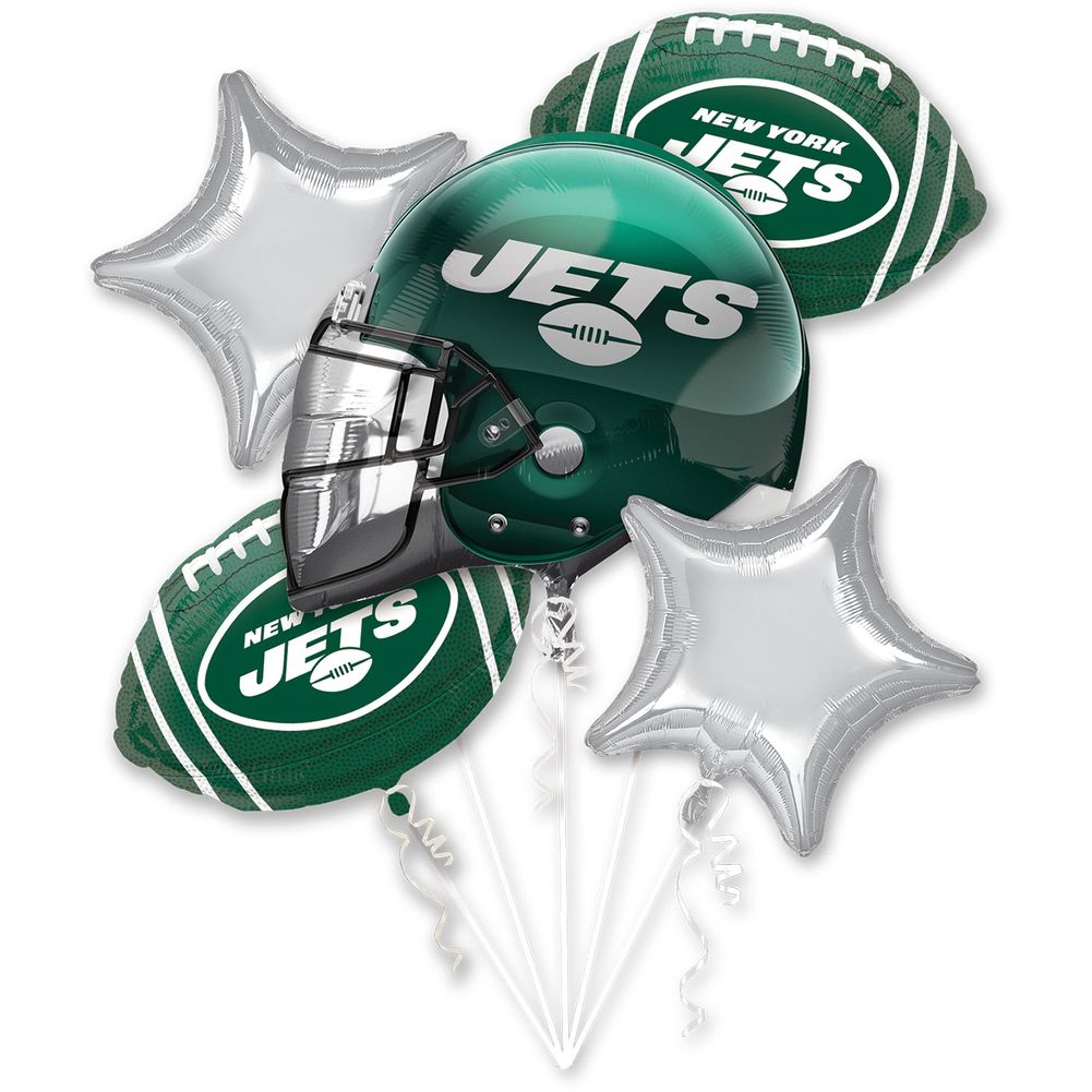 New York Jets Football Bouquet Of Balloons