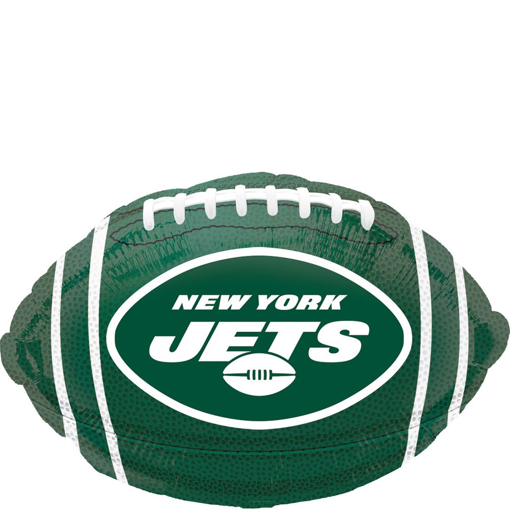 New York Jets Football Junior Shape Foil Balloon (1ct)