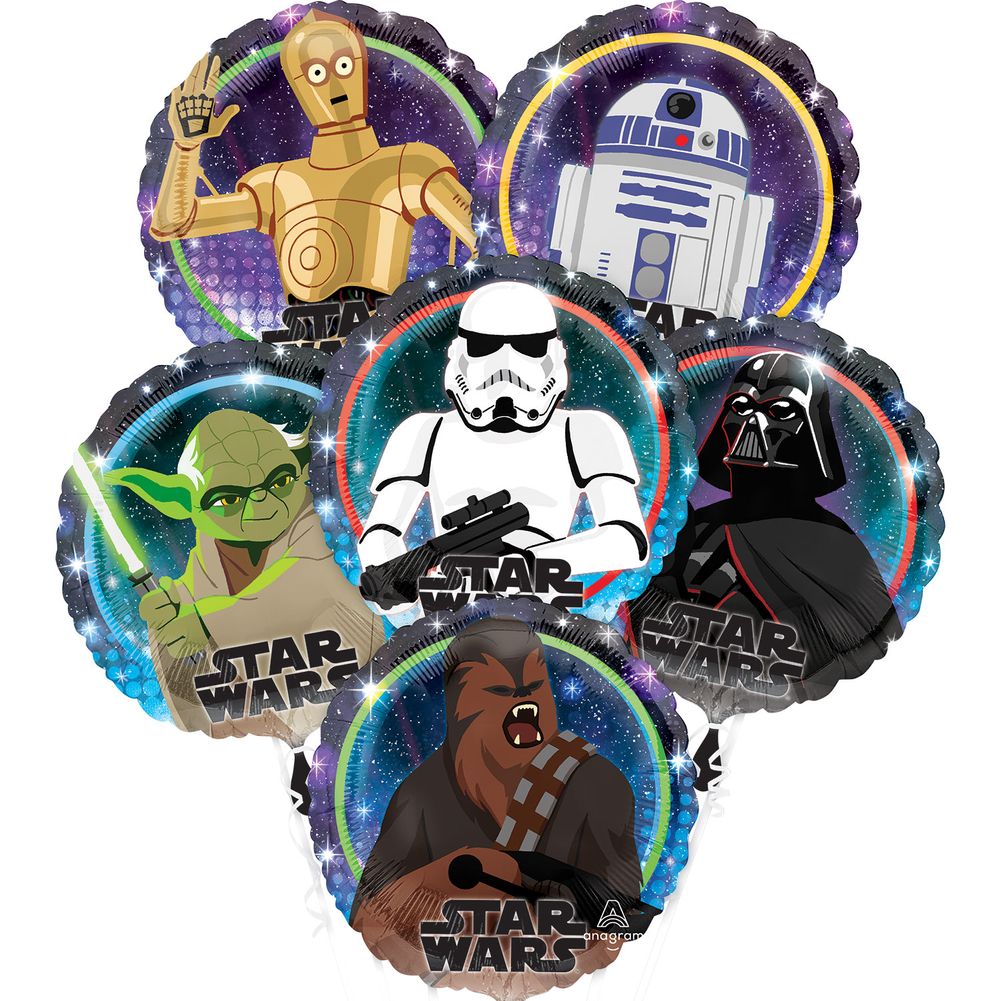 STAR WARS GALAXY BOUQUET OF BALLOONS