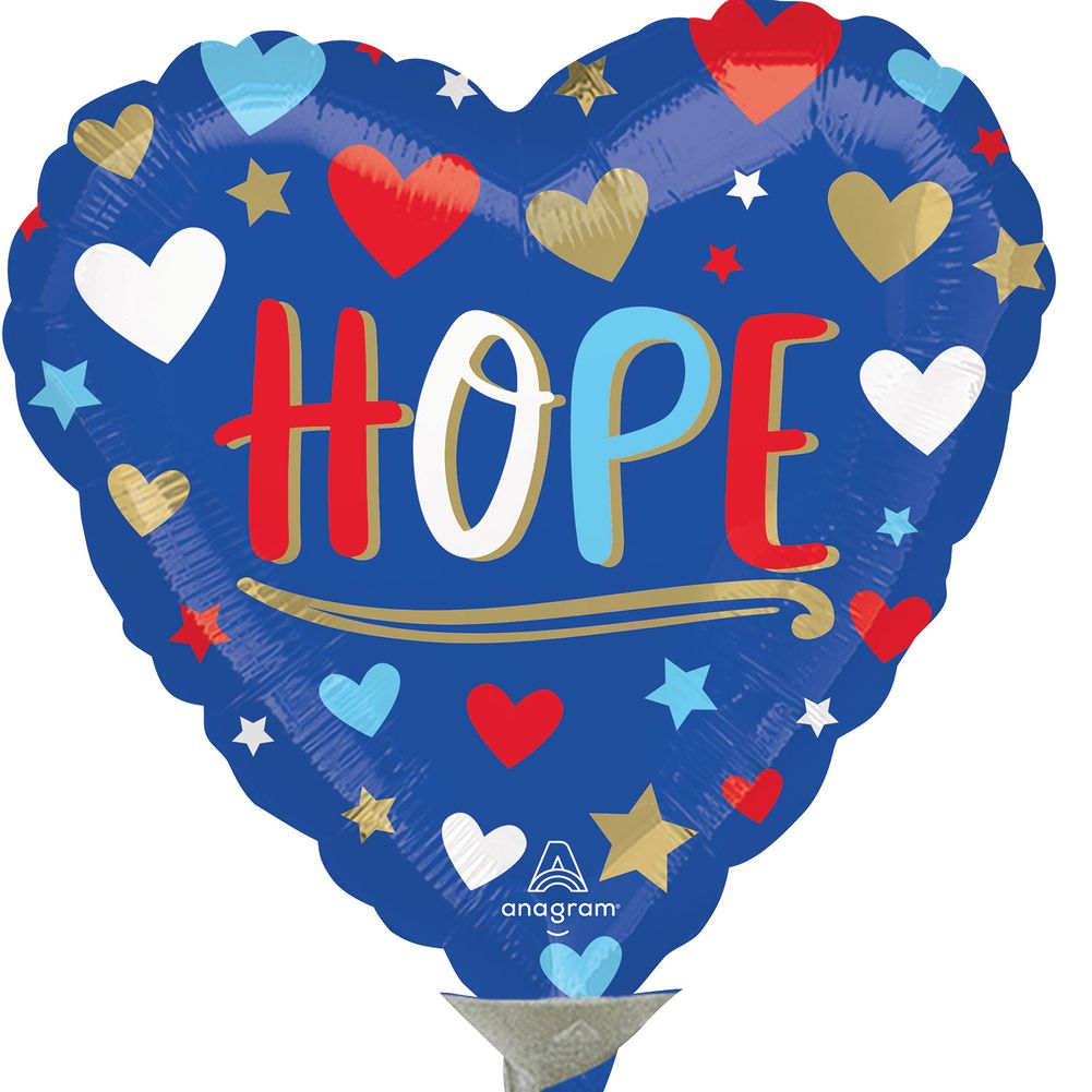 Unity Hope Heart Mini Foil Balloon (1ct)