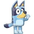 32" Bluey Super Shape Foil Balloon perfect for birthday celebrations, adds vibrant color and joy to Bluey-themed parties.