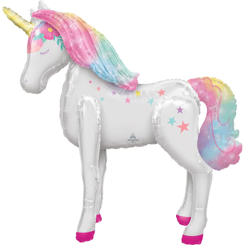 Enchanted Unicorn Air Walker Foil Balloon