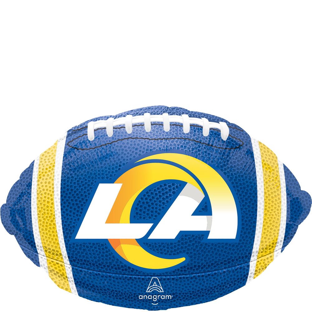 Los Angeles Rams Football Football Junior Shape Foil Balloon (1ct)