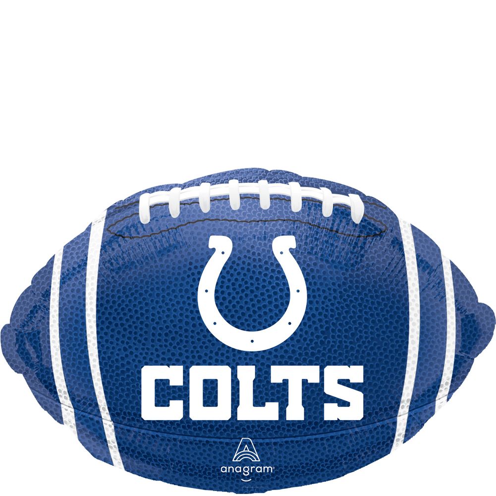Indianapolis Colts Football Football Junior Shape Foil Balloon (1ct)