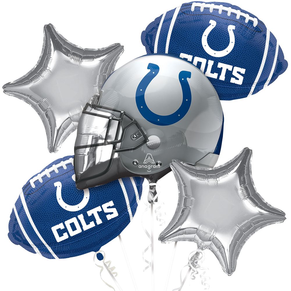 Indianapolis Colts Bouquet Of Balloons