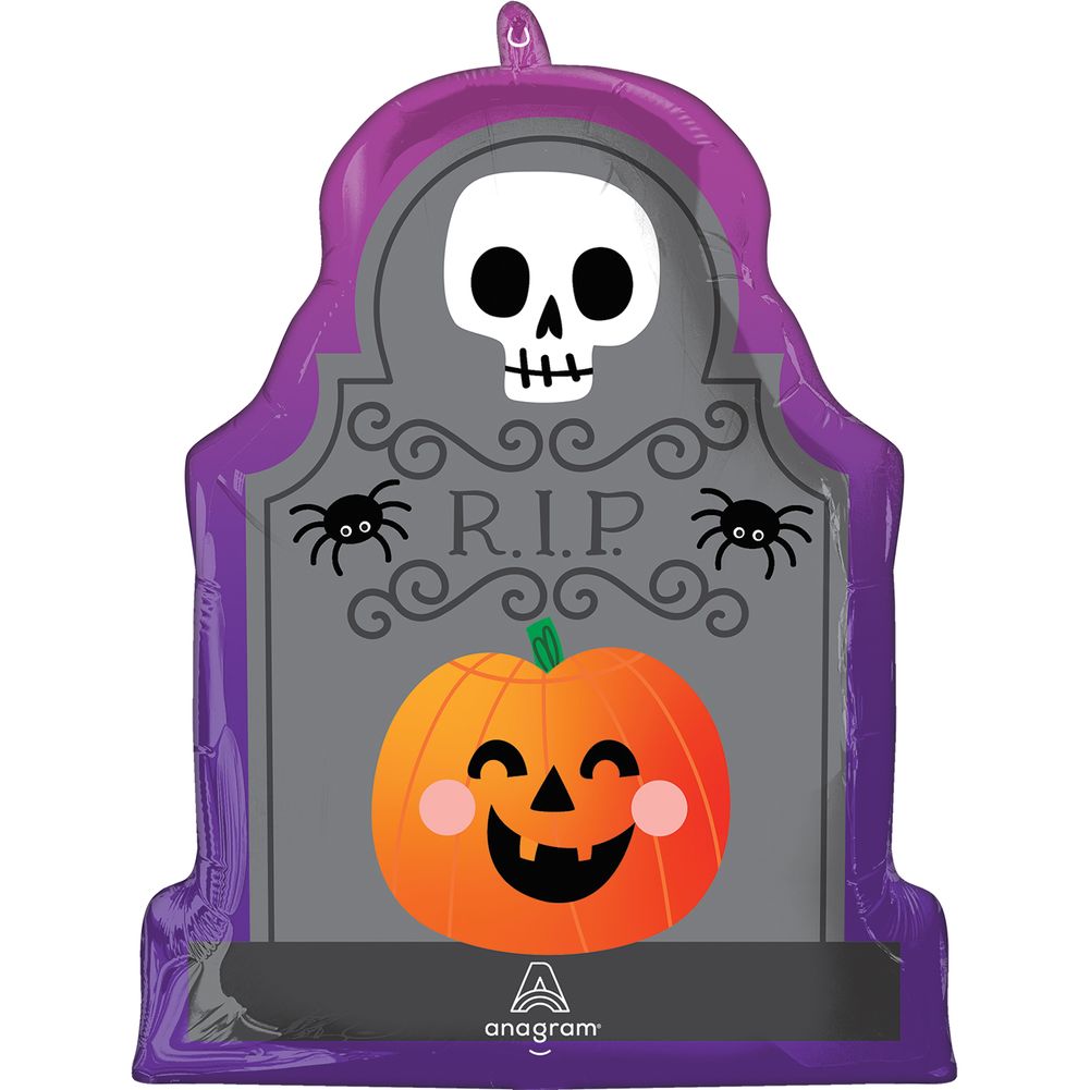 Fun & Spooky Tombstone Mylar Party Foil Balloon 18''