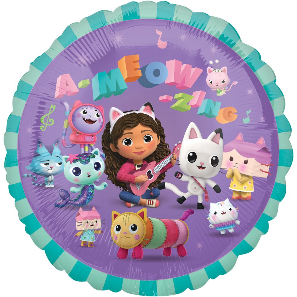 18" Gabby's Dollhouse Foil Balloon (1ct)
