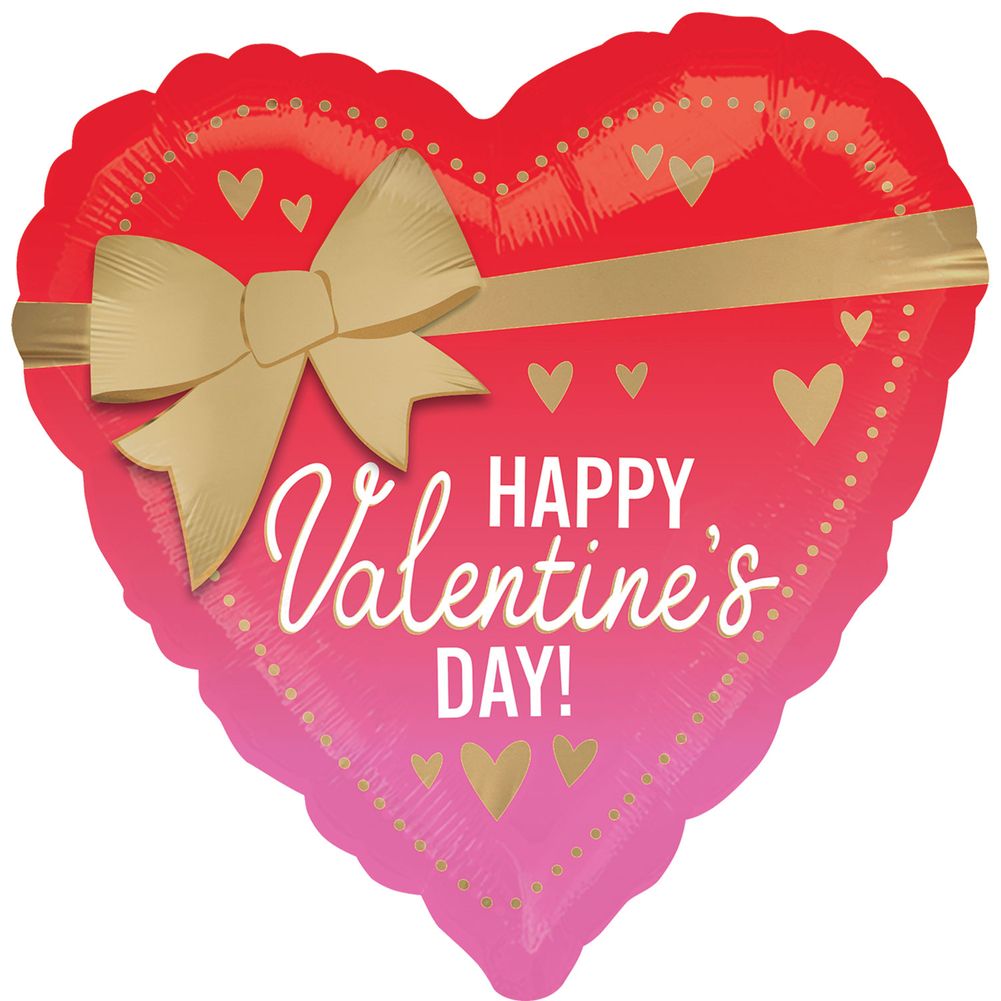18" Satin Better With Bows Valentine Foil Balloon (1ct)