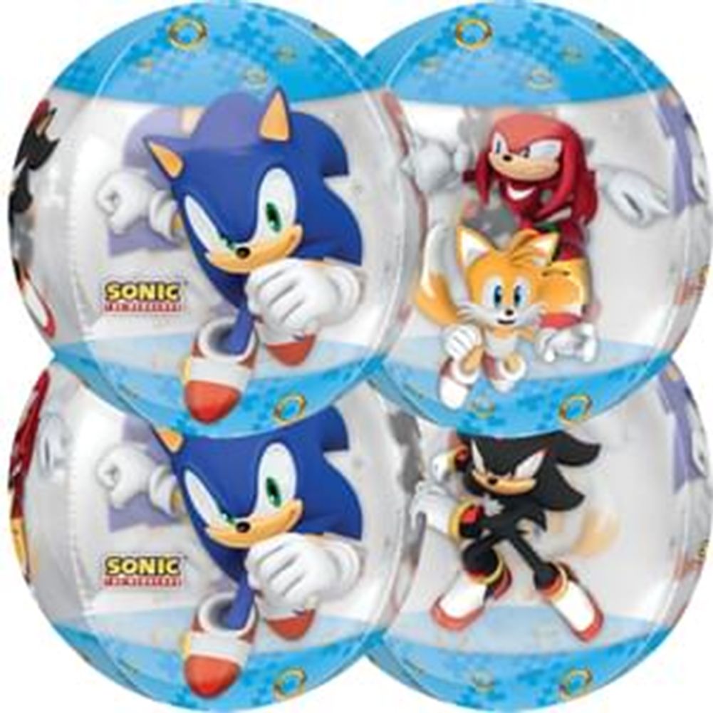 Sonic the Hedgehog Clear Orbz Balloon (1ct)