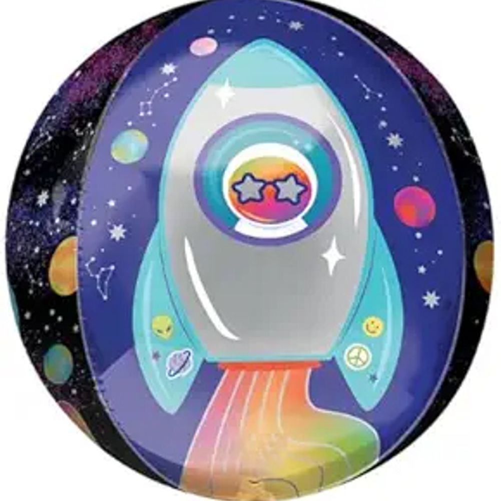 15" Outer Space Orbz Balloon (1ct)
