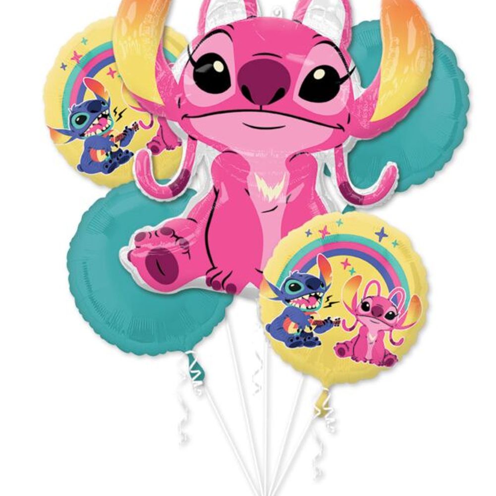 Lilo & Stitch Bouquet of Balloons (5pc)