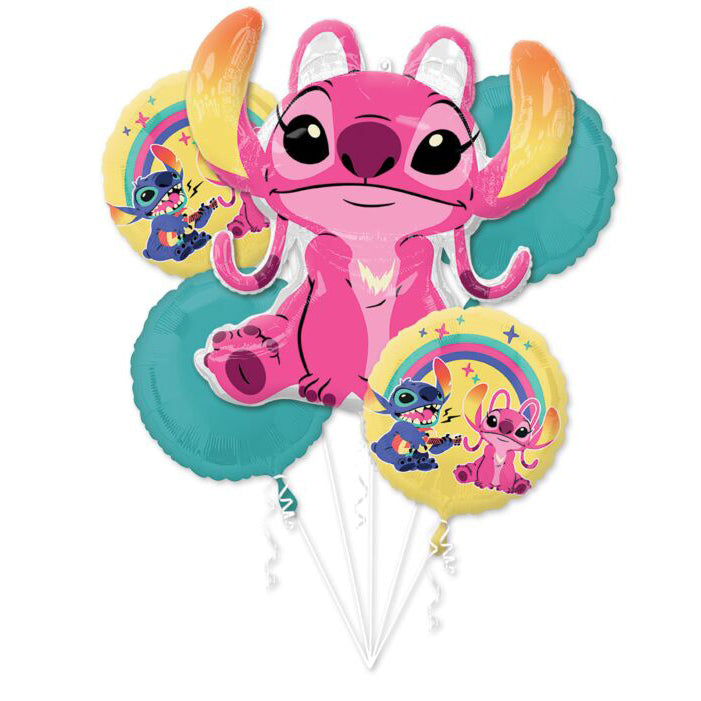 Lilo & Stitch Bouquet of Balloons (5pc)