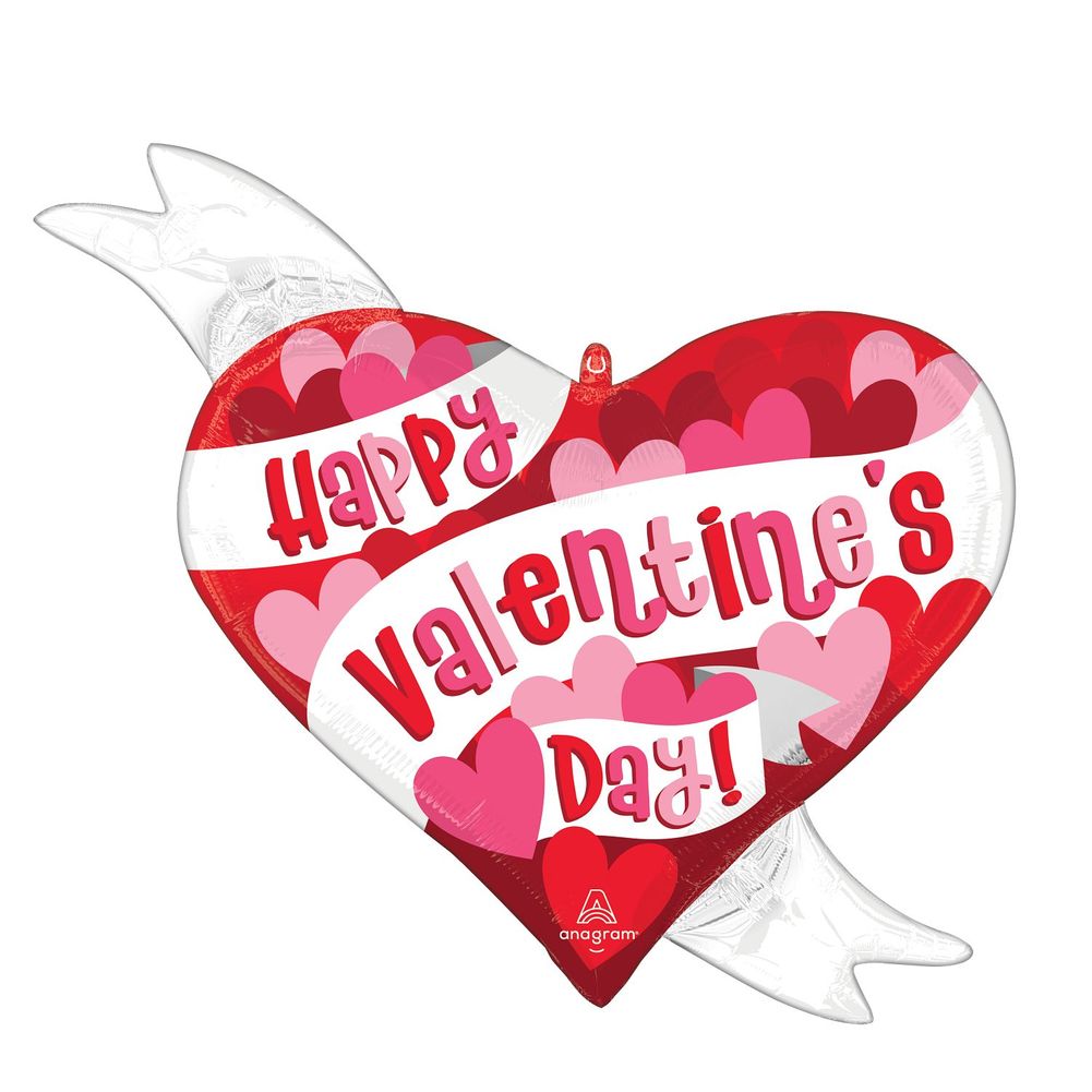 29" Playful Hearts Supershape Foil Balloon (1ct)