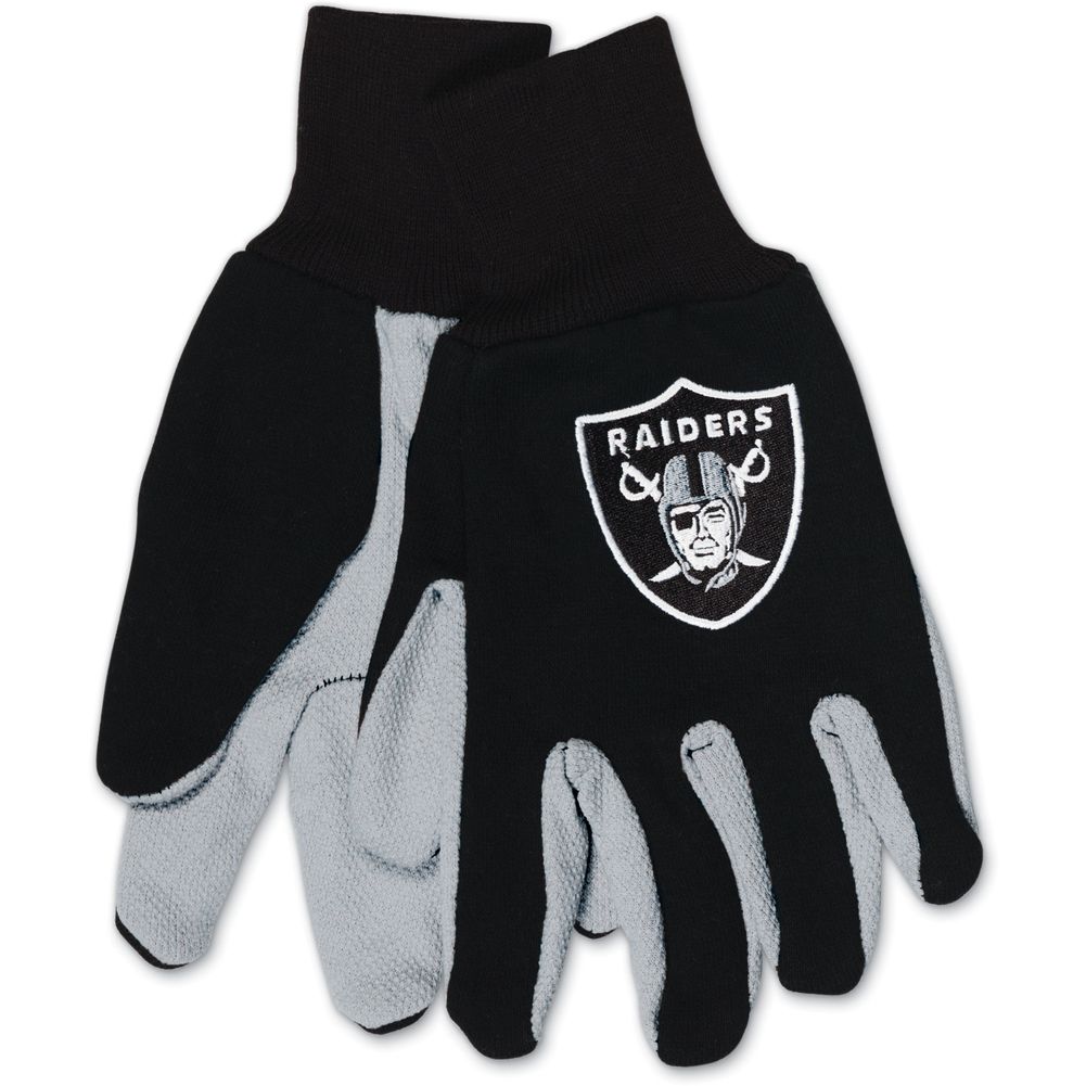 Oakland Raiders Two-Tone Adult Gloves
