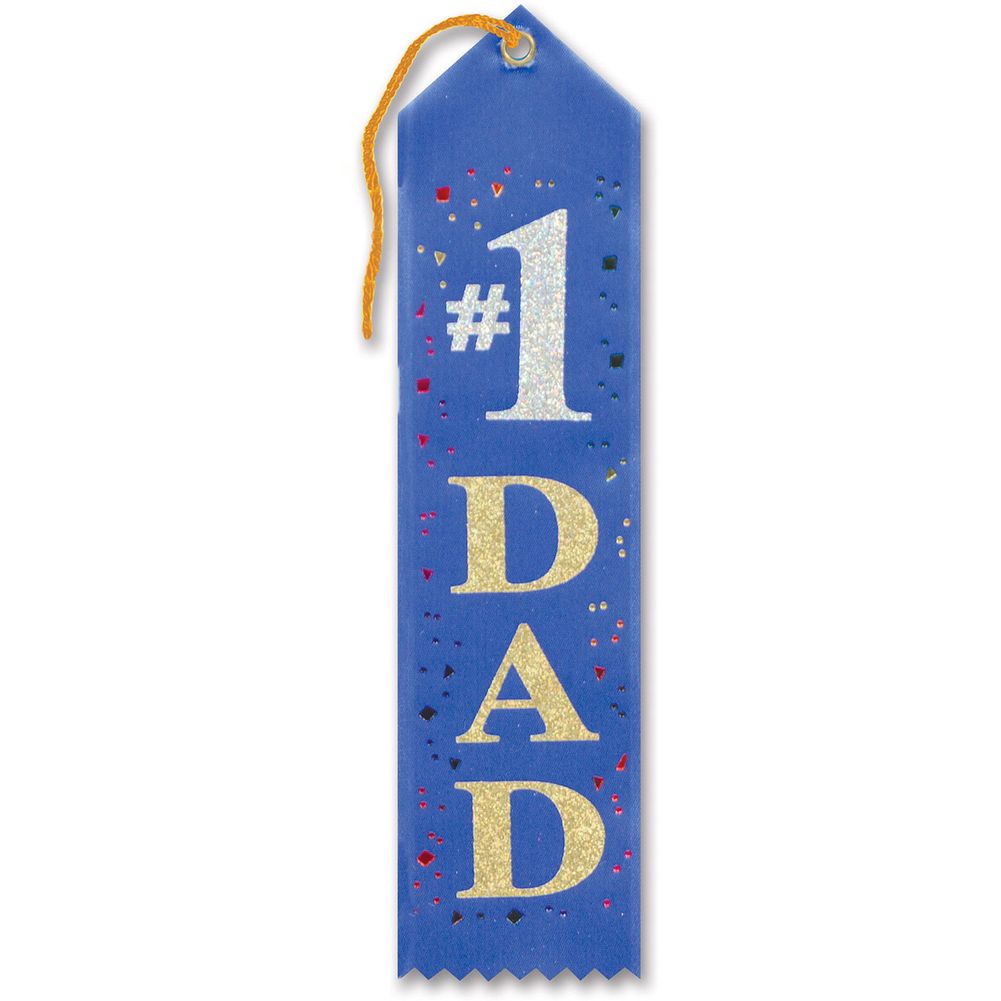 #1 Dad Award Ribbon