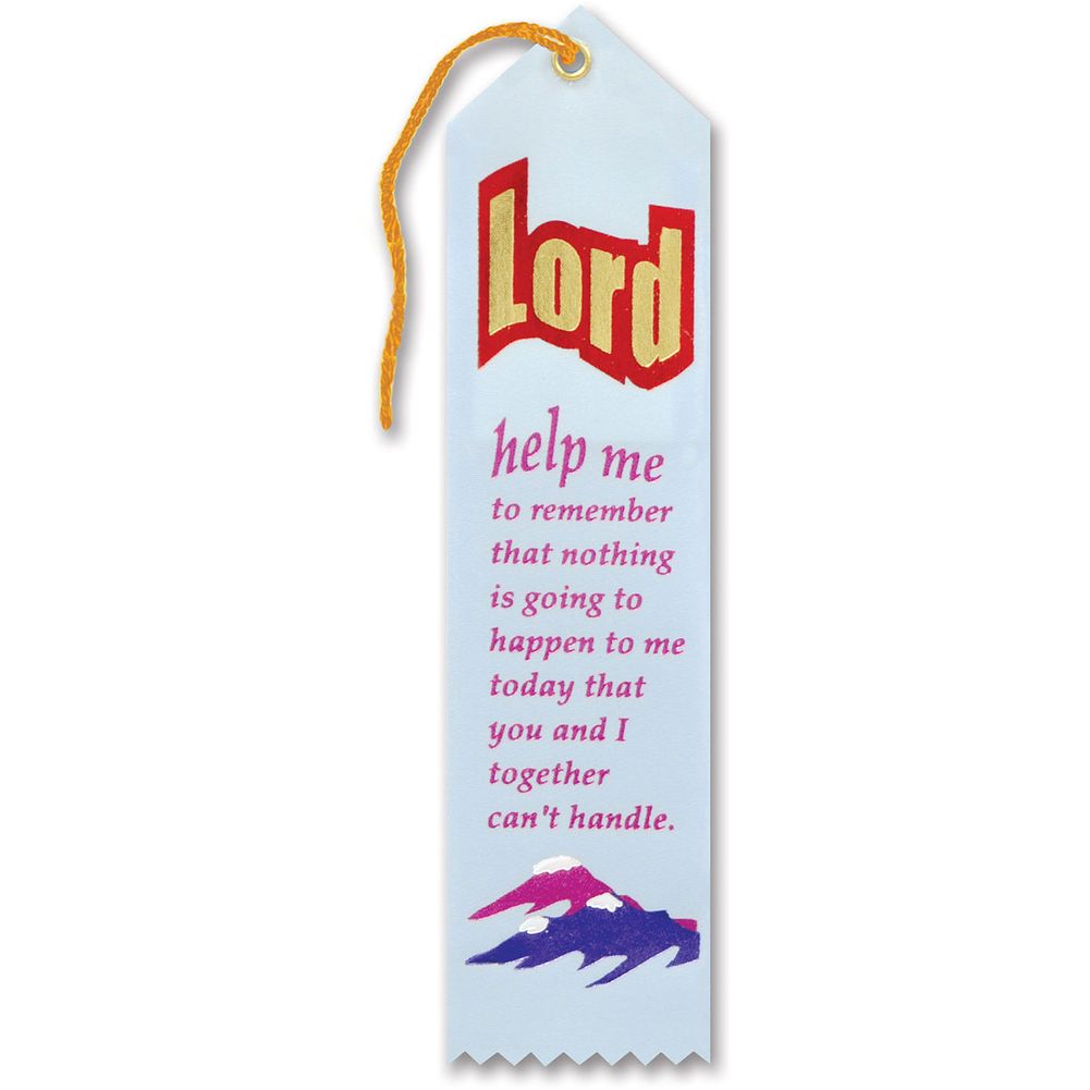 Lord Help Me To Remember Inspirational Ribbon
