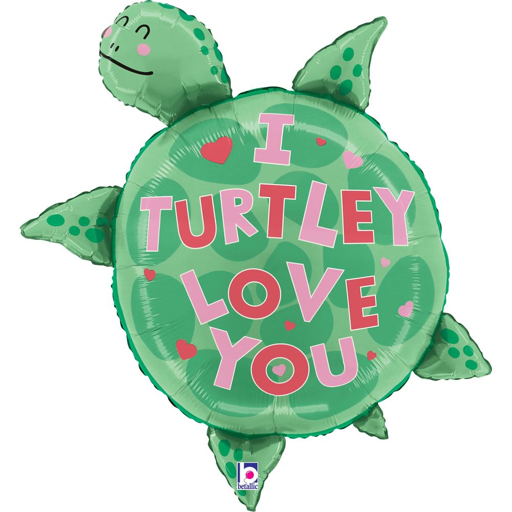 29" Turtley Love You Foil Balloon (1ct)